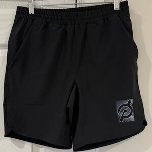 Peloton Athletic Black Men's Shorts speed resistance short 8” XS with pocket